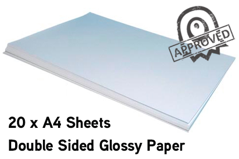 glossy double paper sided a4 155gsm inkjet sheets premium