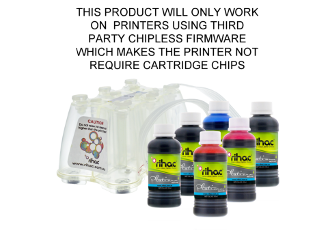 100ml Empty CISS XP-15000 + 6 x 100ml Ink Bottles