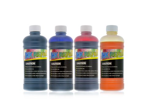 Standard Quality Dye Ink Set- 4 x 500ml LC231, LC233, LC235 & LC239