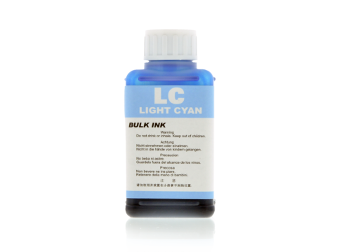 Standard Quality Dye Ink- Light Cyan 100ml HP02