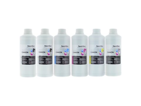 Basic Quality Dye Ink Set - 6 x 1 Litre 650/651 Series