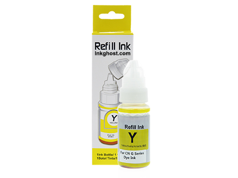 Standard Quality Dye Ink for GI690 Canon MegaTank Yellow 70ml Boxed