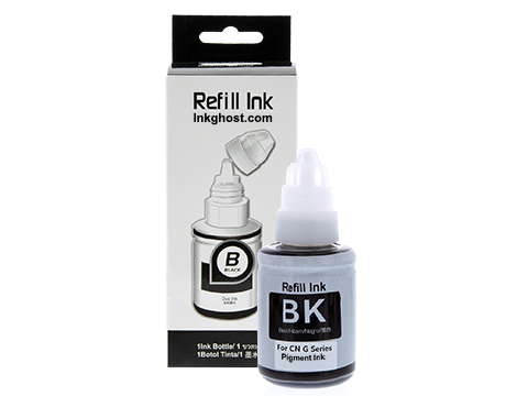 Standard Quality Pigment Ink for GI690 Canon MegaTank Black 135ml Boxed