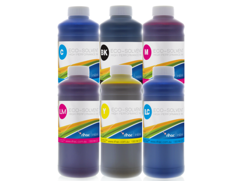 High Performance Eco-Solvent Ink Set 6 x 1 Litre