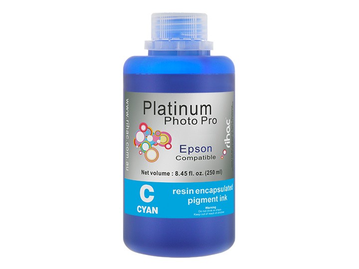 Premium Cyan 250ml Photo Pro Ink for 3800