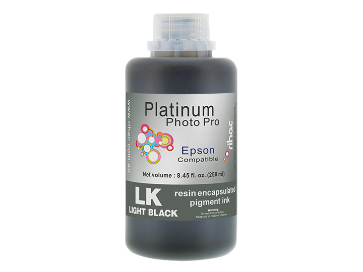 Premium Light Black 250ml Photo Pro Ink for 3800