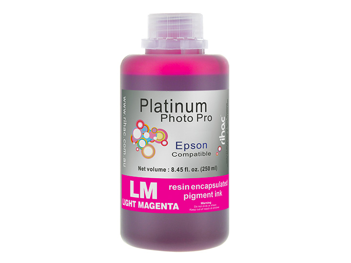 Premium Light Magenta 250ml Photo Pro Ink for 3800