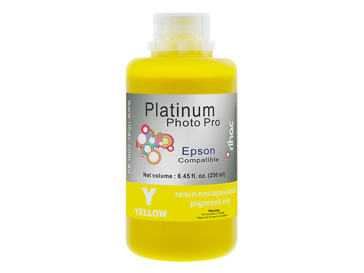 Premium Yellow 250ml Photo Pro Ink for 3800